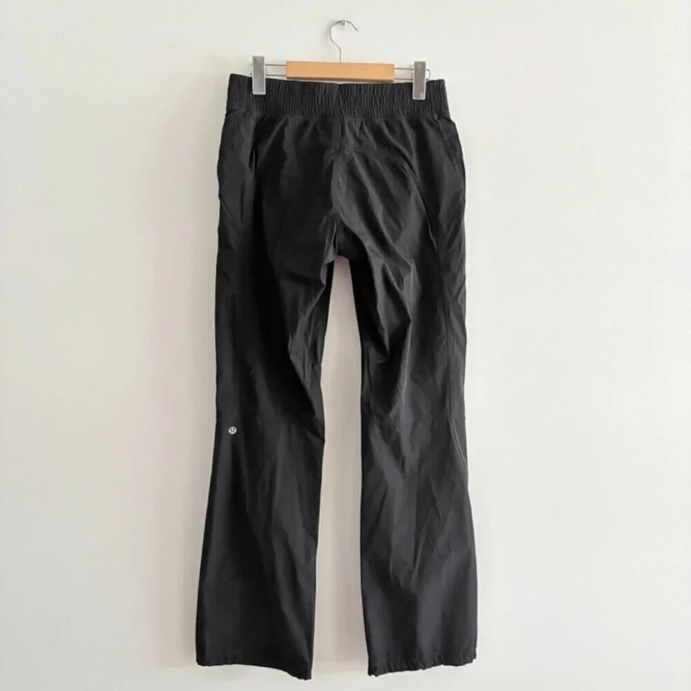 Lululemon BLACK Run Dog Runner Double Layer Lined Pant Black Size 6